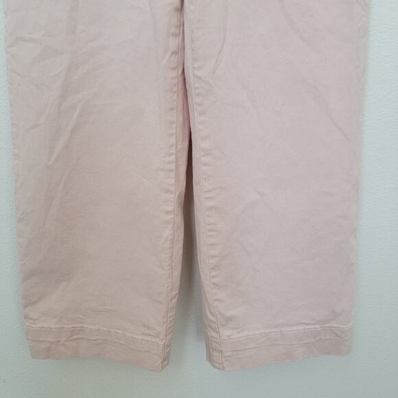 Marine Layer Bridget Wide Leg Flat Front Chino Sz 4 Pant 14650 High Waist Pastel - Picture 8 of 14